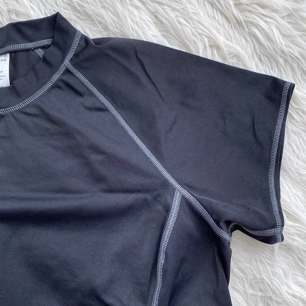 Lands’ End | Black Short Sleeve Rashguard